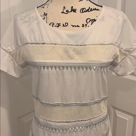 J.Crew Embroidered Flutter-Sleeve Tee - Picture 3 of 8